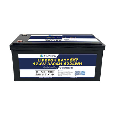 Large Capacity 12V 330AH Lifepo4 Battery With Bluetooth And Self-Heating Function