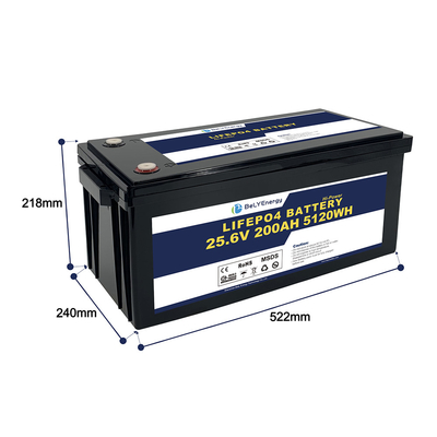 Buy Bely Energy grade A 24v 200ah lifepo4 battery Rv Solar Lifepo4 Marine Battery Deep Cycle online manufacture