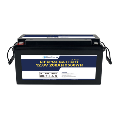 Buy Bely Energy Deep Cycle Rechargeable 12V 200AH Lithium Battery For Home Appliance EV Boats online manufacture