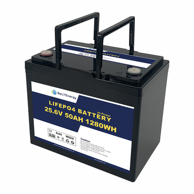 Buy Bely Energy Rechargeable  24V 50AH LiFePo4 Battery For Solar Battery Medical RV online manufacture