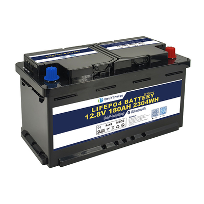 Buy IP65 Enclosure LiFePo4 Battery 12V180AH for RV 5000 Cycle Life 2304Wh Energy online manufacture