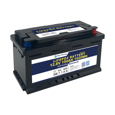 Buy 12V 150AH LiFePO4 Lithium Battery With BT And Self Heating For Energy Storage online manufacture