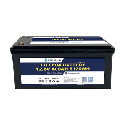 Buy Deep Cycle Large Capacity Long Lasting Lithium Ion Battery 12V400AH For RV Boat online manufacture