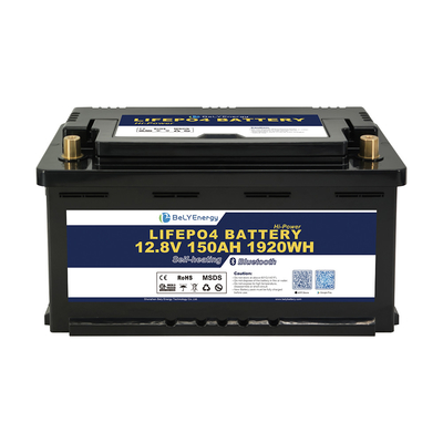 Buy Bely Energy Lithium Ion Batteries 12V150AH Lithium Ion Backup Batteries For RV Off-Road Solar online manufacture