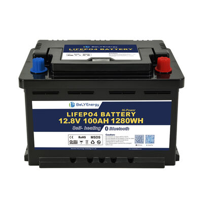 Buy 12V100AH Lithium Iron Phosphate Battery LiFePo4 Chemistry Long Cycle Life Deep Discharge Capable Power Source For Industrial Applications online manufacture