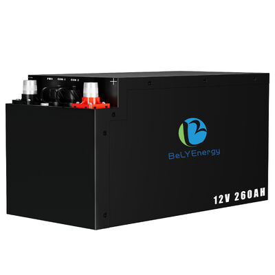 Buy H8 DIN Case 12V260Ah Lithium Iron Phosphate Battery Underseat Engineered For RV Motorhome Camper online manufacture