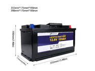 Replace Lead Acid 120ah 12V Lithium Golf Cart Battery With BMS