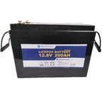 BMS Controlled Safety 12V 200AH LiFePO4 Battery with Real Time Bluetooth