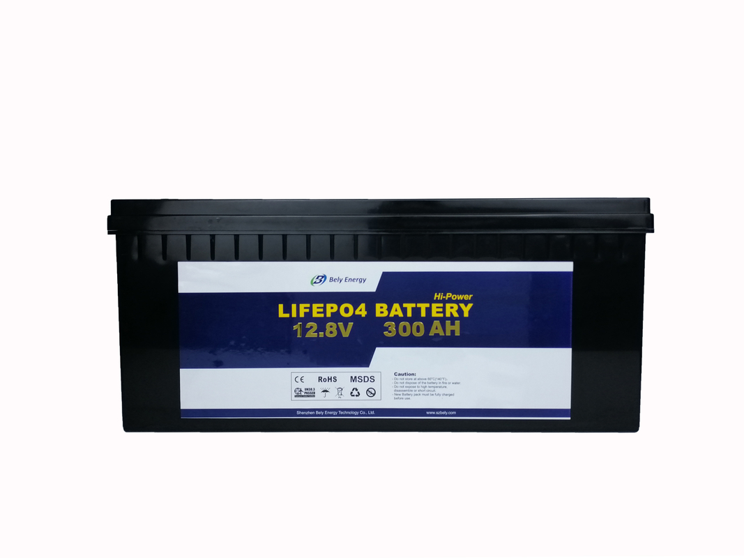 Pollution Free 3840Wh 12V LiFePo4 Battery 300Ah Rechargeable Lithium Ion Batteries