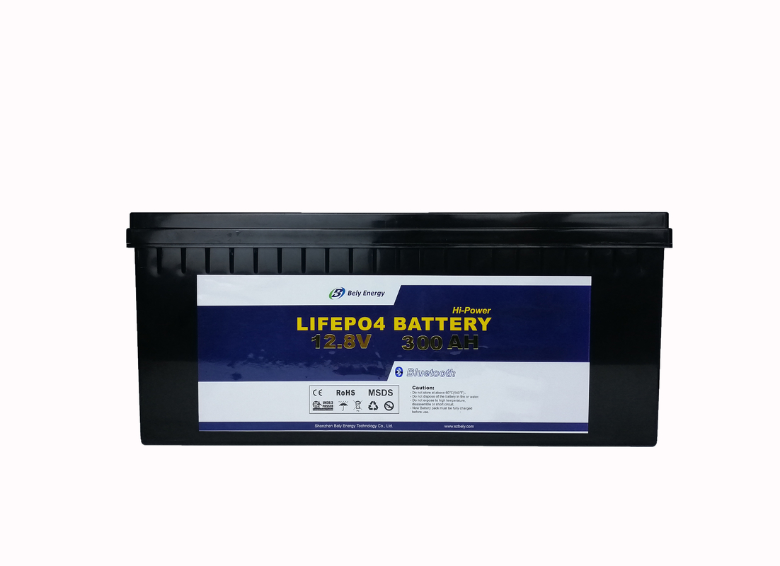 12V 300 Amp Hour Bluetooth Solar System Lithium Battery For Fishfinder