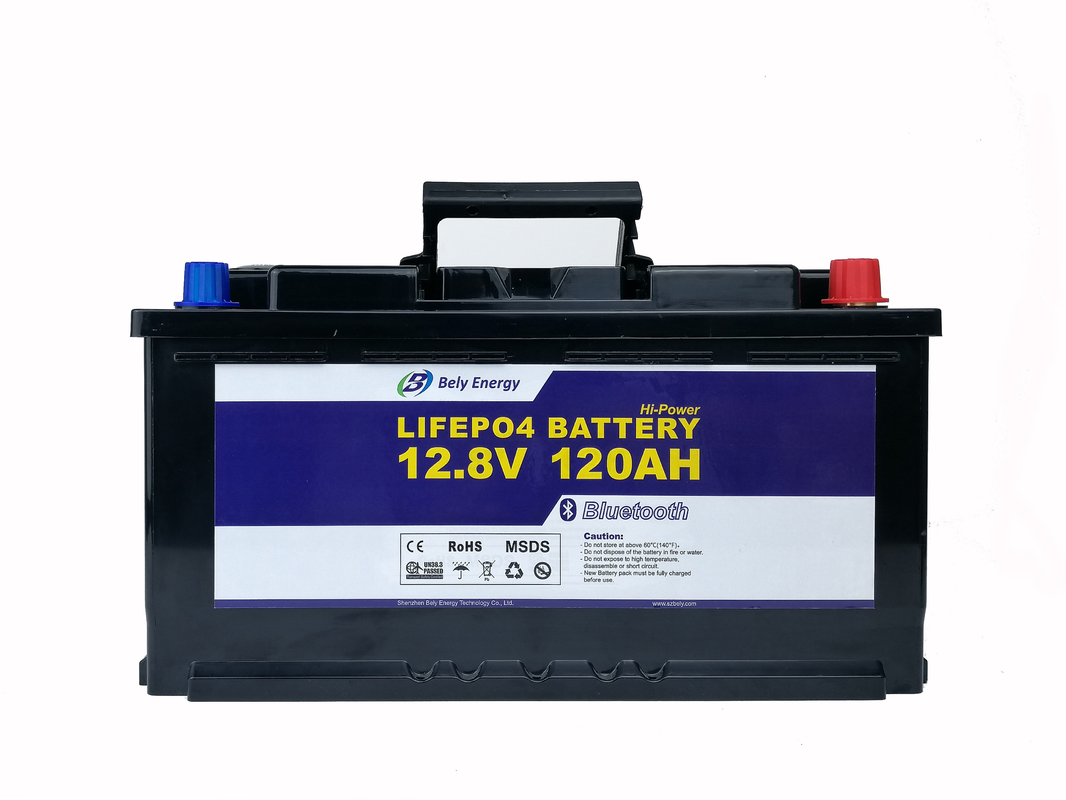 12V 120Ah Li Iron Phosphate Battery Bluetooth Refugee Boat EV Lithium Battery