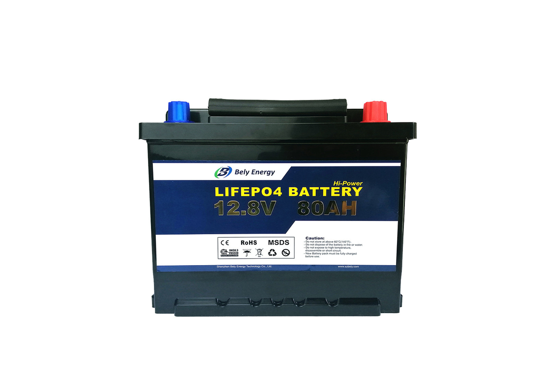 1024Wh Deep Cycle Lithium Battery 12V 80AH Lithium Ion Battery For Motorhome