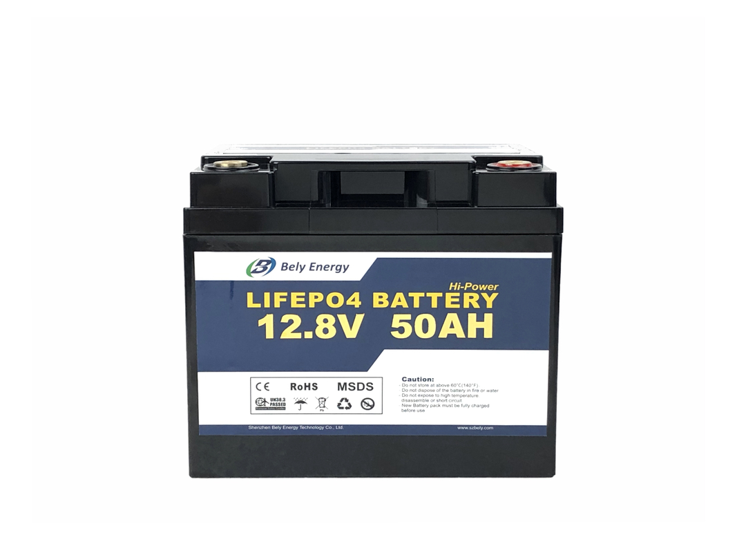 Grade A E Bike 12v 50ah Lithium Ion IP65 Battery Pack For Solar Panel