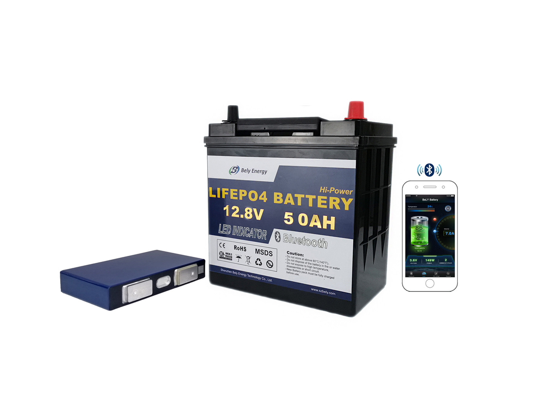 Safe Reliable 12 Volt 50 Amp Hour Battery Bluetooth Submarine Lithium Ion Battery