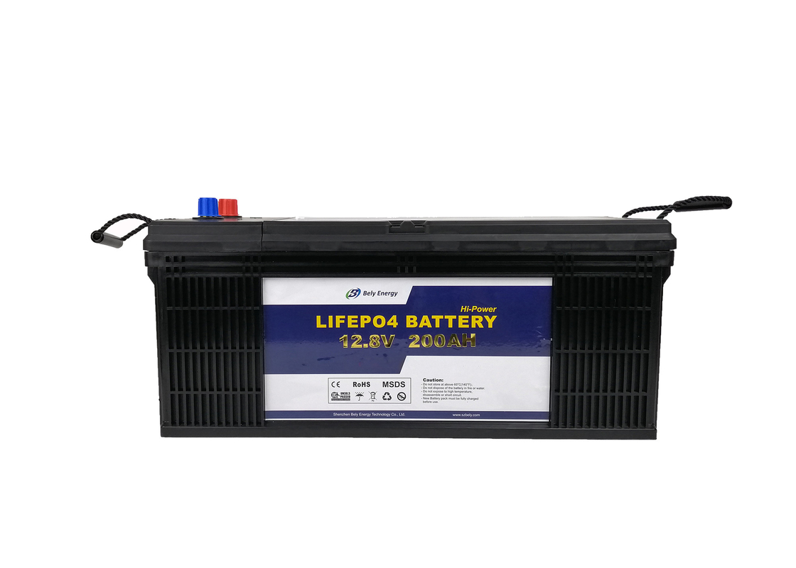 12V 200Ah Rechargeable Solar Power Lithium Battery For Camper Trailer