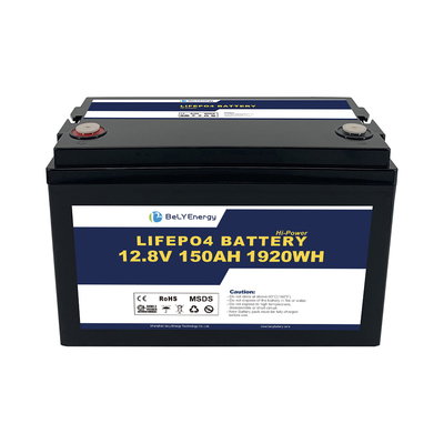 Long Cycle Life Full Capacity 150ah 12v Lifepo4 Battery For Solar Power System Marine Ups