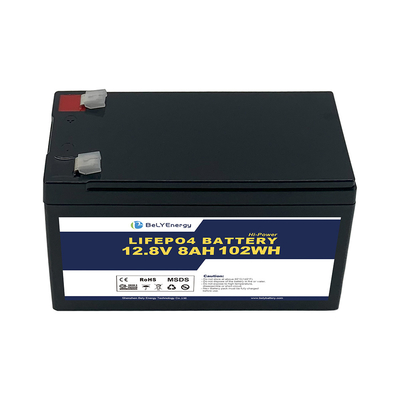 Portable 12V 8AH LiFePo4 Battery For Consumer Electronics RV Communication Station