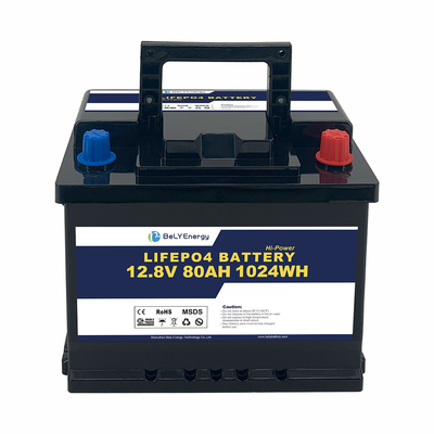 Bely Energy 5000 Cycles 12v 80ah Lifepo4 Battery For Home Appliance Submarine Boats