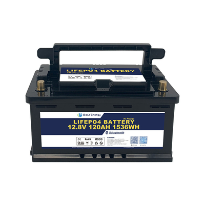 Bely Energy Rechargeable 12V 120AH Lifepo4 Battery For Refuge Boat Solar Energy System EV