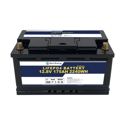 Rechargeable Lifepo4 12v 175ah Battery Deep Cycle For Golf Carts Refuge Boat Scooter