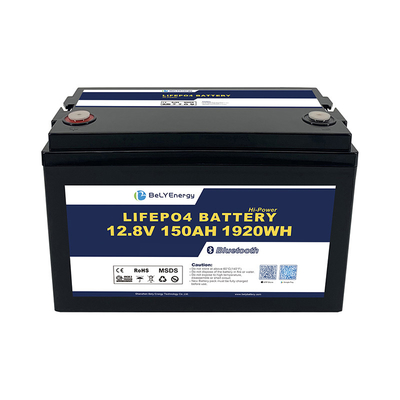 150Ah M8 Terminal Marine Lithium Battery Solar Battery 12.8V ABS Case