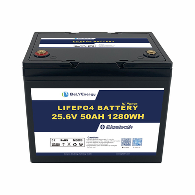 Marine Boat Battery 24V 50AH LiFePO4 Lithium Battery With BT