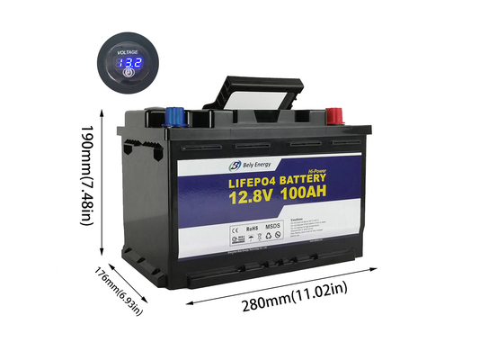 Home 100Ah 12V LiFePo4 Battery Lithium Battery For Solar Energy Storage