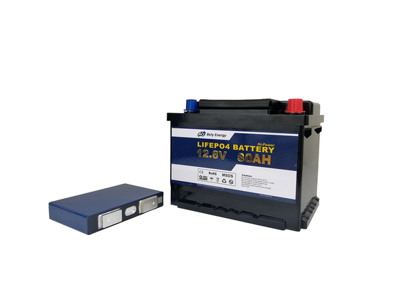 Rechargeable LiFePo4 12 Volt 80 Amp Hour Battery For Solar Power System