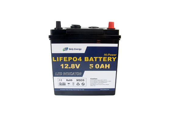 Solar Panel E Bike 5000 Cycles Lithium Battery Lifepo4 12v 50ah With LED