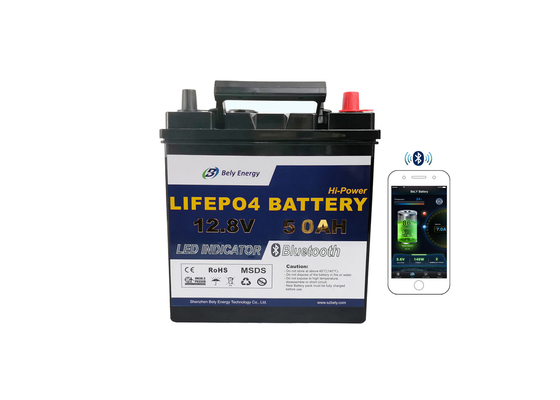 Bely 12V 50Ah RV Lithium Battery Medical Rechargeable Batteries For Scooters