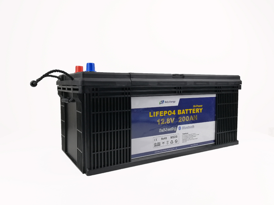 UN38.3 12V 200Ah Lithium Ion Battery For Solar Storage Self Heating