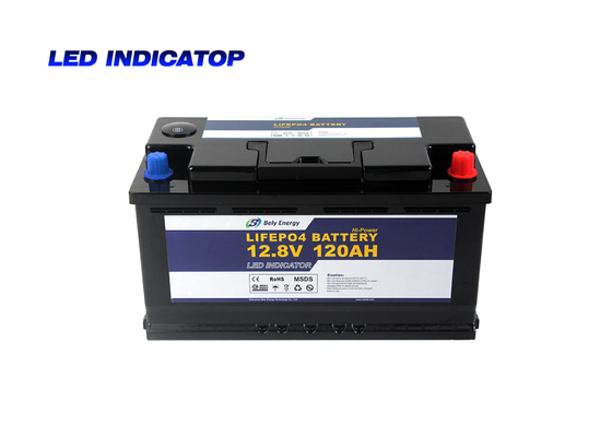 Boats Submarine Lithium Ion Battery Lifepo4 Battery 12V 120Ah With LED Display