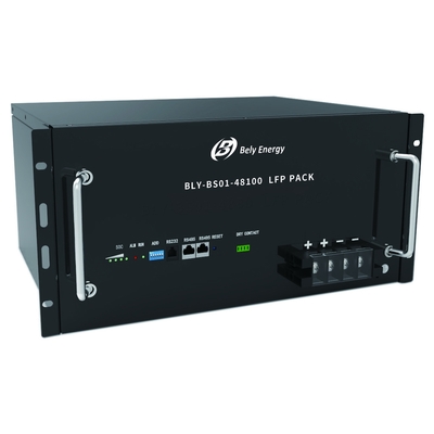 CAN RS485 Communication LiFePO4 Telecom Battery Bank 48V 100Ah With LCD